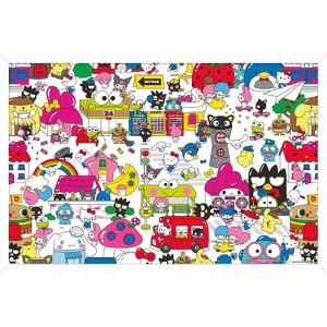 Trends International Hello Kitty and Friends: Hello - Group Framed Wall Poster Prints - 1 of 4