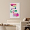 Art Remedy Dreaming of a dream Geometric Modern Color Block Abstract Wall Art Framed - 2 of 4