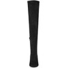 Allegra K Women's Stiletto Heels Back Bow Over the Knee Thigh High Sock Boots - 3 of 4