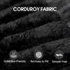 MAYEERTY 1-Seater Sofa Black - Compact Single Seat, Corduroy, No Assembly, Great for Corner/Small Apartment - 4 of 4