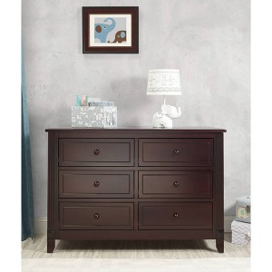 Sorelle Berkley 6 Drawer Double Dresser - 1 of 3