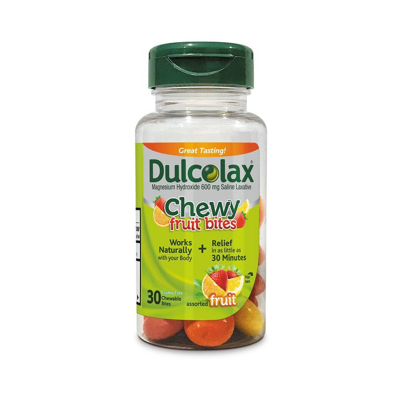 Dulcolax Digestive Chewy Fruit Bites - Assorted Fruit - 30ct, 1 of 12