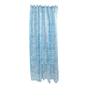 Sttelli Dandelion 72 in. H X 72 in. W Teal Shower Curtain Polyester (Case of 3) - 1 of 1