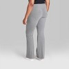 Women's High-Waisted Flare Leggings - Wild Fable™ Heather Gray - image 3 of 3