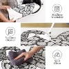 Snake Print Area Rug, Washable Non-Slip Carpet, Stain-Resistant, Witchy Floor Mat for Bedroom, Office, Nursery - 4 of 4