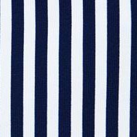 deep sea navy mini stripe