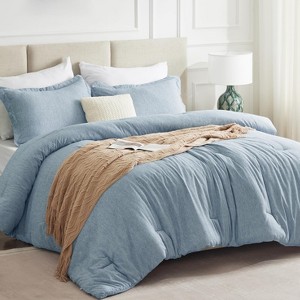 BAGOKIE 2/3 Pieces Comforter Bedding Set with Comforter and Pillow Shams - 1 of 4