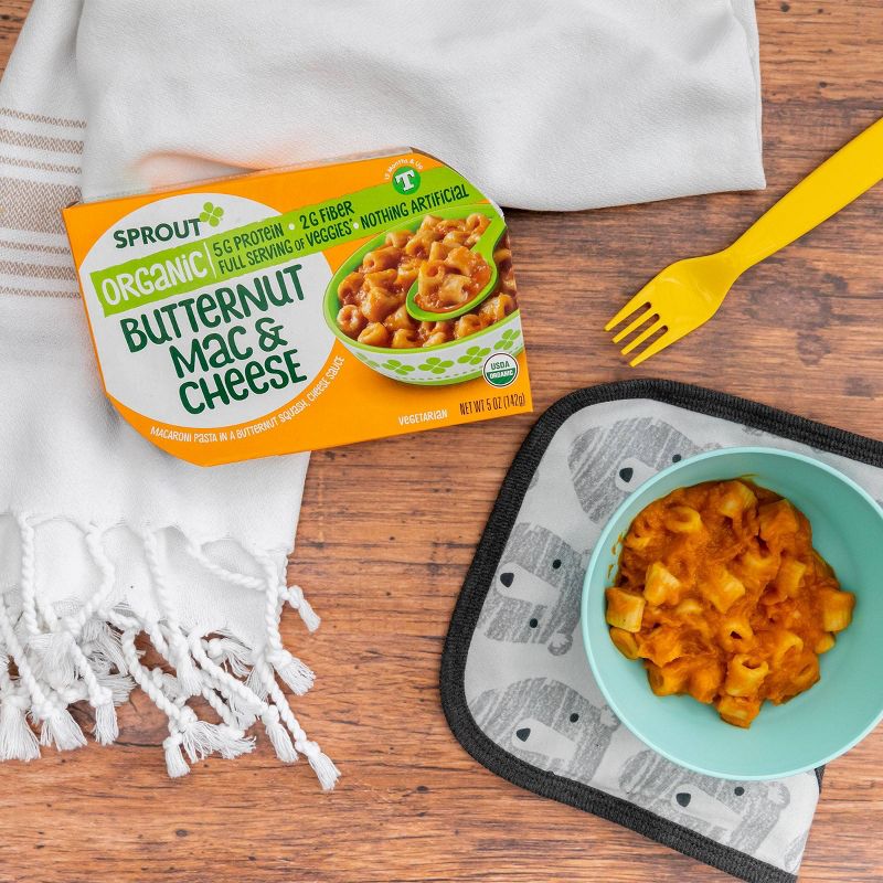 Sprout Foods Organic Butternut Mac and Cheese Toddler Meals - 5oz, 5 of 6