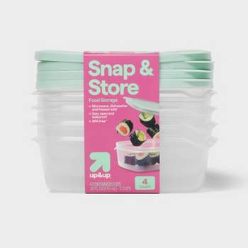 Snap & Store Food Storage Containers - 16 fl oz/4ct - up & up™