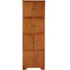 Racxily 72.4" Tall Storage Cabinet, 8 Doors with 4 Shelves for Living Room & Office, Freestanding Bookshelf - 2 of 4