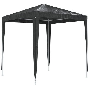 vidaXL Professional Party Tent - UV and Water-Resistant Outdoor Canopy, Easy to Assemble - Durable Rust Resistant Steel Frame - Anthracite - 1 of 4