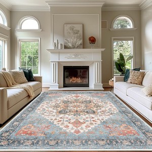 Abynow Medallion Faded Persian Indoor Area Rug - 1 of 4