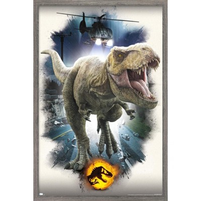 Trends International Jurassic World: Dominion - T. Rex Focal Framed ...