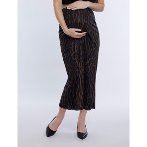 Women's Mesh Bodycon Maxi Maternity Skirt | Motherhood Maternity - 1 of 4