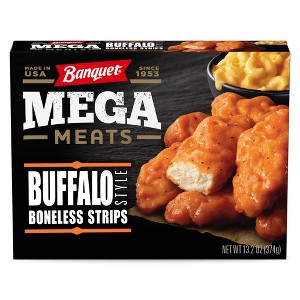 Banquet Frozen Mega Meats Boneless Buffalo Chicken Strips - 13.2oz - 1 of 4