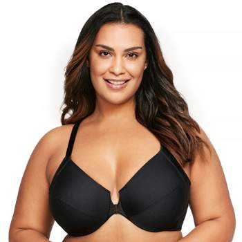 Curvy Couture Womens Plus Size Shimmer Full Coverage Unlined Underwire Bra  Black Hue Shimmer 44d : Target
