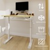 Grungis Office Desk with Adjustable Height,Computer Desk for Home Office,Company - 4 of 4