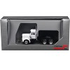 Peterbilt Short Day Cab with Updated Grill White 1/87 (HO) Plastic Model Car by Promotex - 3 of 4