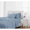 The Farmhouse by Rachel Ashwell 3pc Twin Washed Cotton Sheet Set Light Blue - 4 of 4