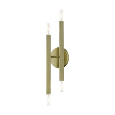 Livex Lighting Monaco 4 - Light Wall Light in  Antique Brass
