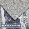 Washable Large Living Room Area Rug, Modern Farmhouse Geometric Low Pile Non-Slip Soft Floor Carpet for Bedroom Nursery - 4 of 4