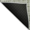 Green And Ivory Striped Washable Indoor Outdoor Area Rug - 4 of 4