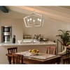 Urban Ambiance Luxury Modern Indoor Chandelier,  19-1/4''H x 28"W x 28''D,  Brushed Nickel Finish, UHP4562 - 2 of 4