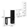 NicBex Bookcases for Living Room 6-shelf Home Writing Desk Unit Bookshelf for Home Office, and Bedroom Storage - 2 of 4