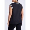 ELOQUII Women's Plus Size Oversized Sweater Vest - 3 of 4