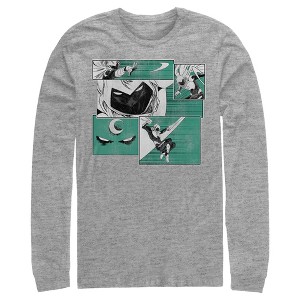 Men's Marvel Moon Knight Panels Long Sleeve Shirt - 1 of 4
