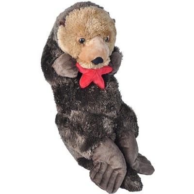 Wild Republic Cuddlekins Jumbo Sea Otter Stuffed Animal, 30 Inches