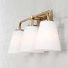 Capital Lighting Brody 3 - Light Vanity in  Aged Brass - 3 of 4