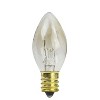 Northlight Pack of 25 Incandescent C7 Clear Christmas Replacement Bulbs - 2 of 3