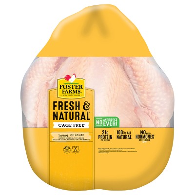 Foster Farms Conventional Bag Fryer Chicken - price per lb