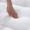 Extra Thick Mattress Pad for Twin 8-25" Deep Pocket, Breathable & Supportive Down Alternative Topper - 4 of 4