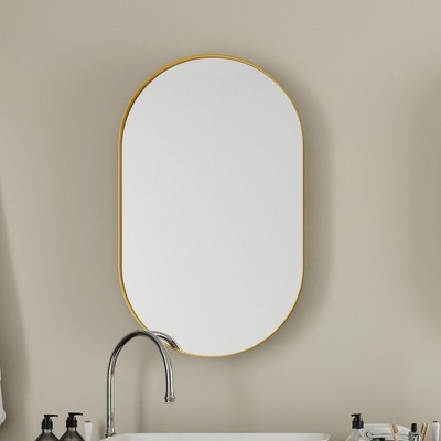 NicBex Wall Mounted Bathroom Storage Cabinet,Medicine Cabinet with Mirror and Adjustable Shelves for Bathroom