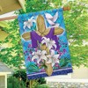 Easter Lily Cross Holiday House Flag 28" x 40" Briarwood Lane - 4 of 4
