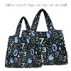 Wrapables Large & Small Foldable Nylon Reusable Shopping Bags (Set of 2), Numbers - 3 of 4