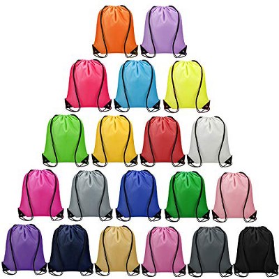 Generic 100 Pcs Drawstring Bags Bulk - Lightweight Drawstring Backpack