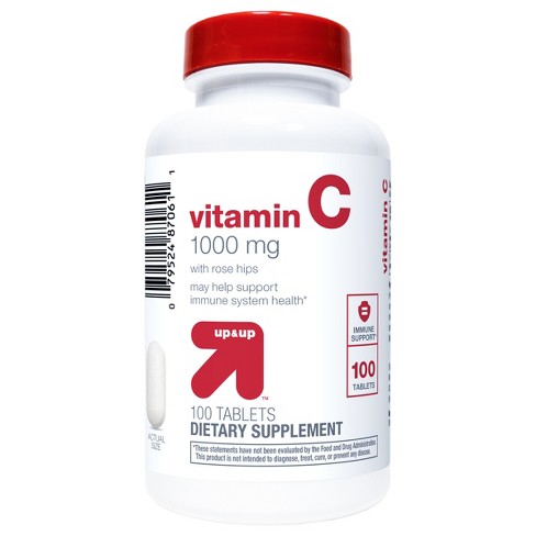 Vitamin C 1000mg With Rose Hips Tablets Up Up Target