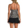 Women's Wild Instincts Keyhole Cutout Tankini Top - 24th & Ocean - image 2 of 3