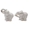 Fitz & Floyd Fitz & Floyd Villa Palm Elephant Salt and Pepper Set, 4 inch, White - 3 of 4