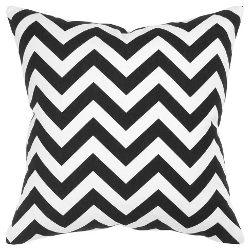 Grey chevron outlet pillow