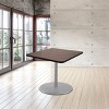 Hampden Furnishings 30" Bennet Collection Square Dining Table Gray/Mahogany - 3 of 4