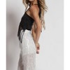 Women's Little Ole Me Mineral Dyed Fringe Top - Blue Buttercup - 2 of 3