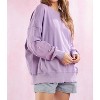 Women's Pretty in Pearls Sweatshirt - Peach Love - 3 of 4