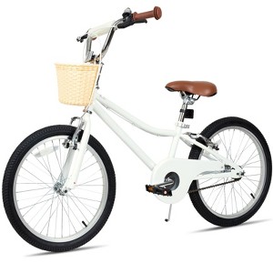 Hykolity Kids Bike 20 24 Inch for 6-14 Years Old Girls Bicycle with Basket and Kickstand, Tween Retro Style Childrens Bike for Teen Girls - 1 of 4