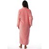 Just Love Womens Plush Zipper Lounger Solid Robe | Long Bathrobe Duster - 3 of 3