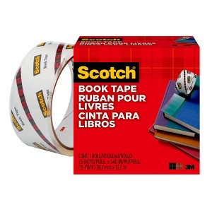 Scotch® Book Tape, 1-1/2 in x 15 yd Roll - 1 of 2