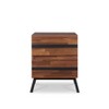 TIRAMISUBEST Walnut & Black Accent Table - Modern Farmhouse Side Table for Living Room, Bedroom or Entryway - 4 of 4